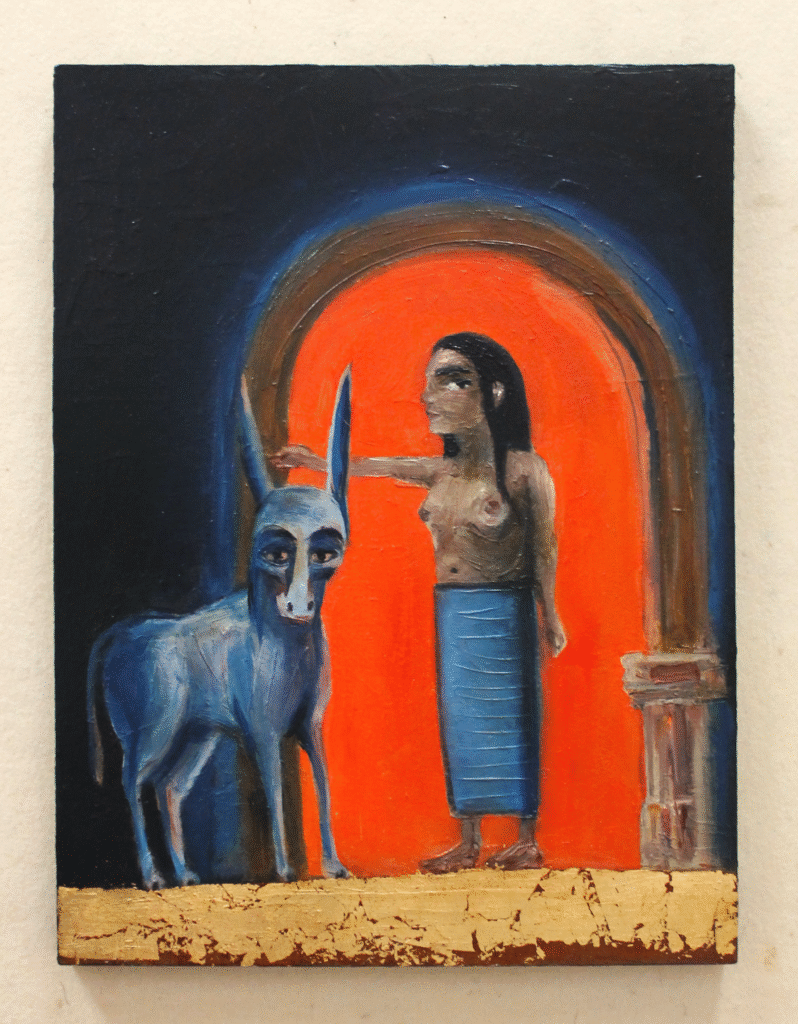Charlotte - Oil painting on backed wood panel. 30×40 cm (2026)