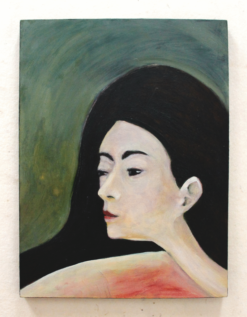 Maya - Oil painting on backed wood panel. 30×40 cm (2026)