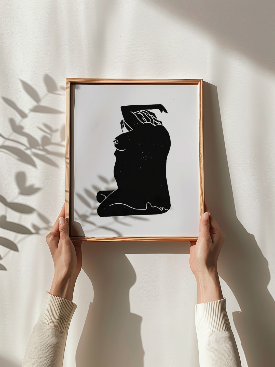Square Girl_Held Frame
