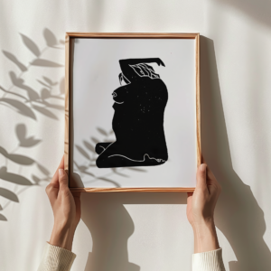 Square Girl_Held Frame